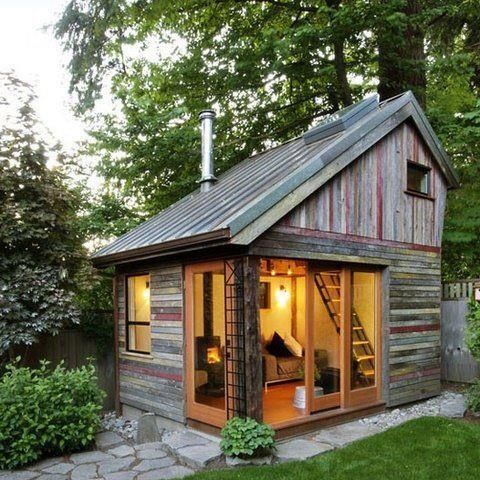 Como construir uma casa simples de madeira de cerejeira no